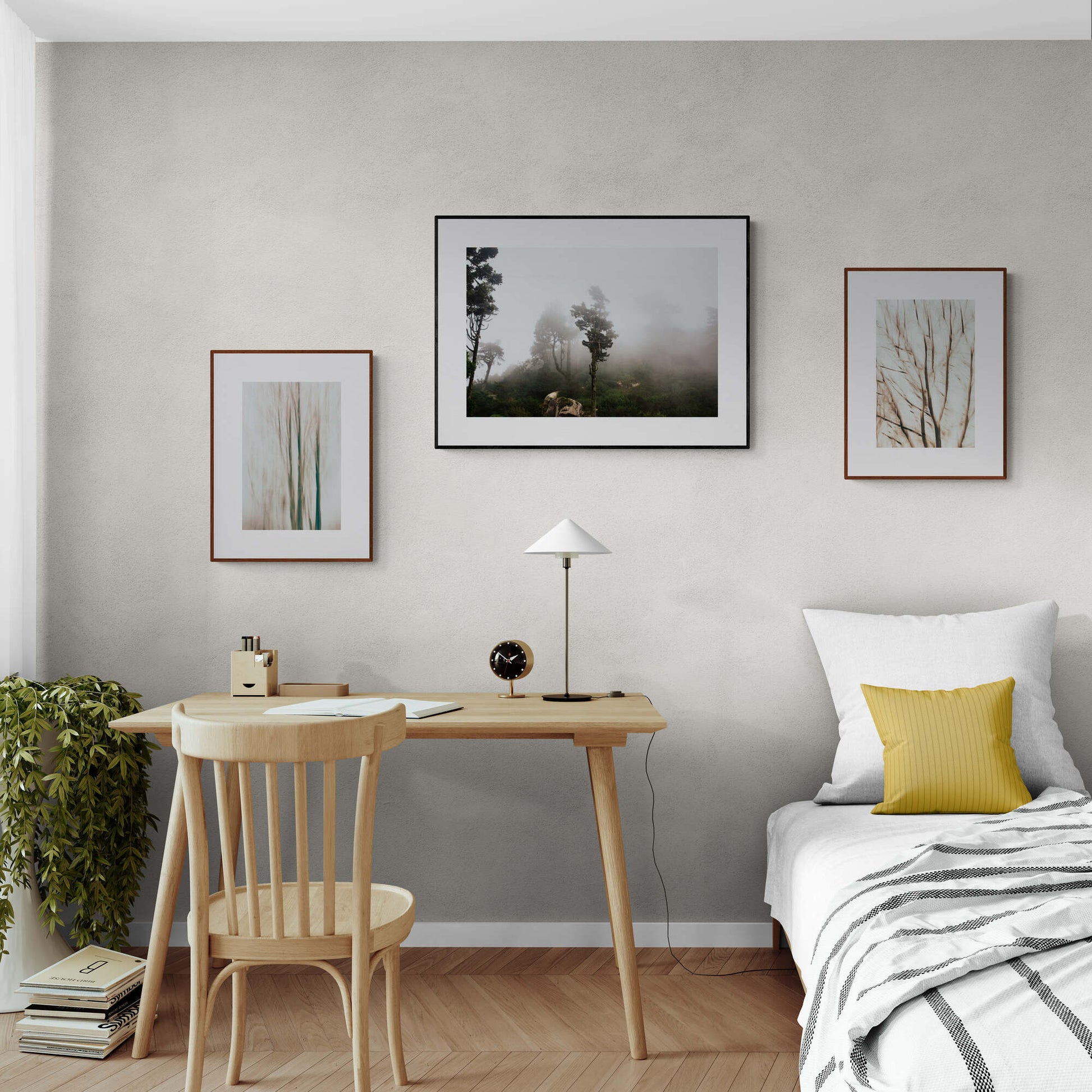 Winter Trees, Abstract Set of 2 Photographs