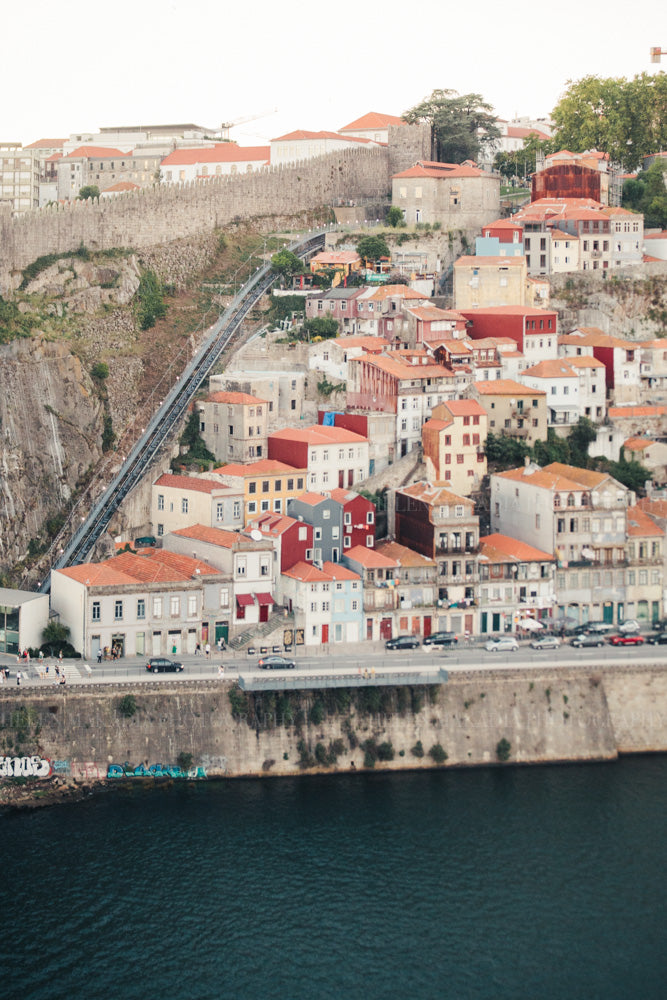 Porto Portugal Photography Print of Ribeira Neighborhood