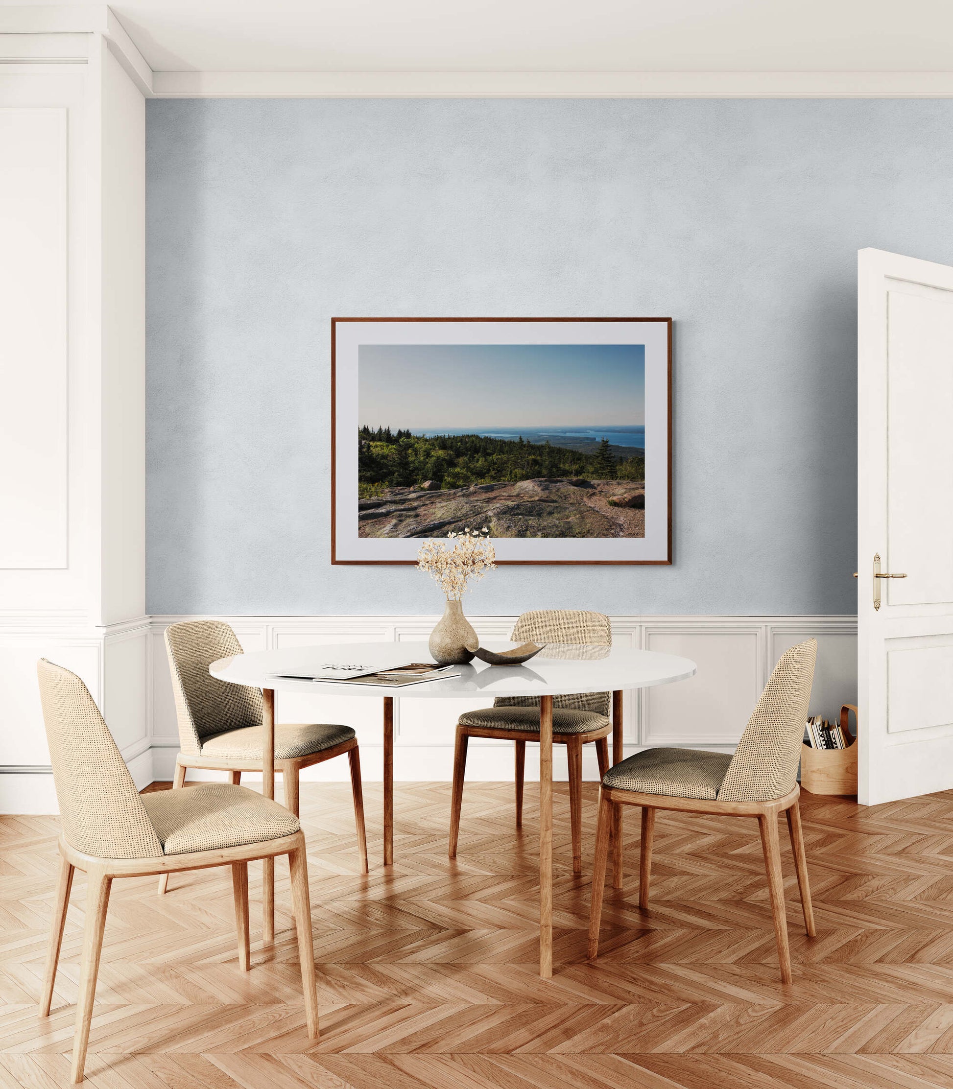 Acadia National Park in Maine Wall Art as Decor in Dining Room