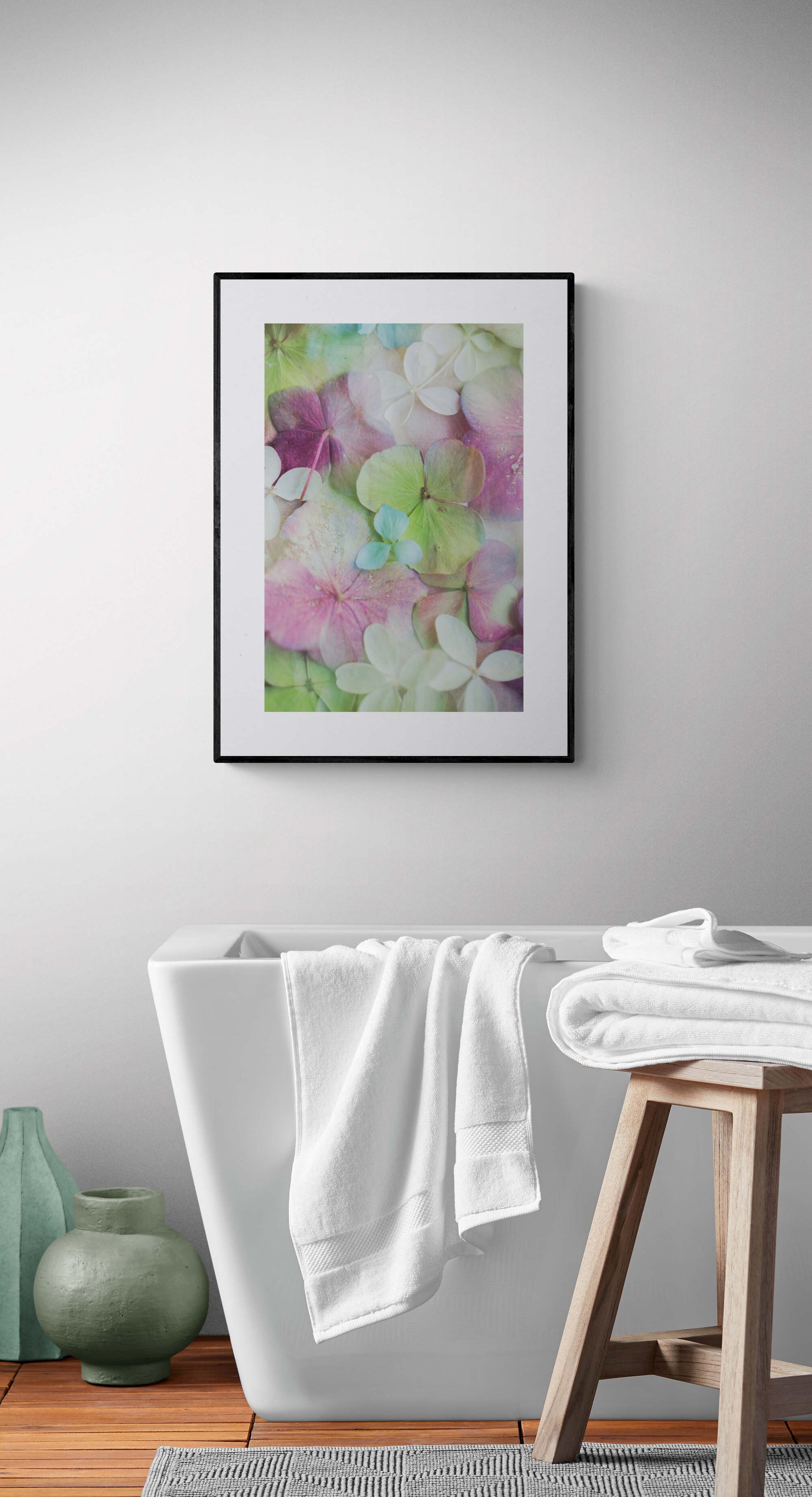 Botanical Photograph Print as Bathroom Wall Art