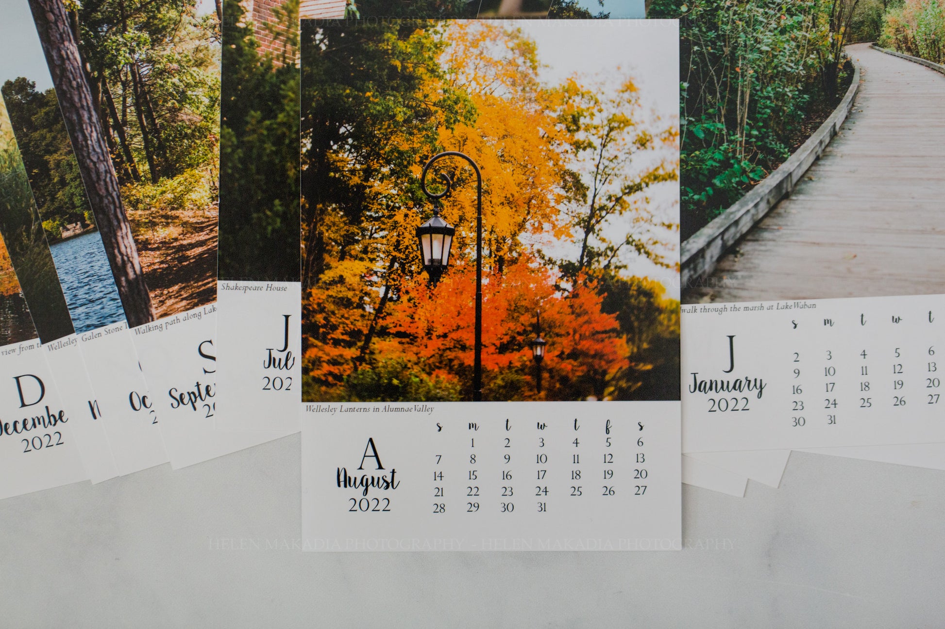 2022 Calendar is 5x7 printed on photo paper