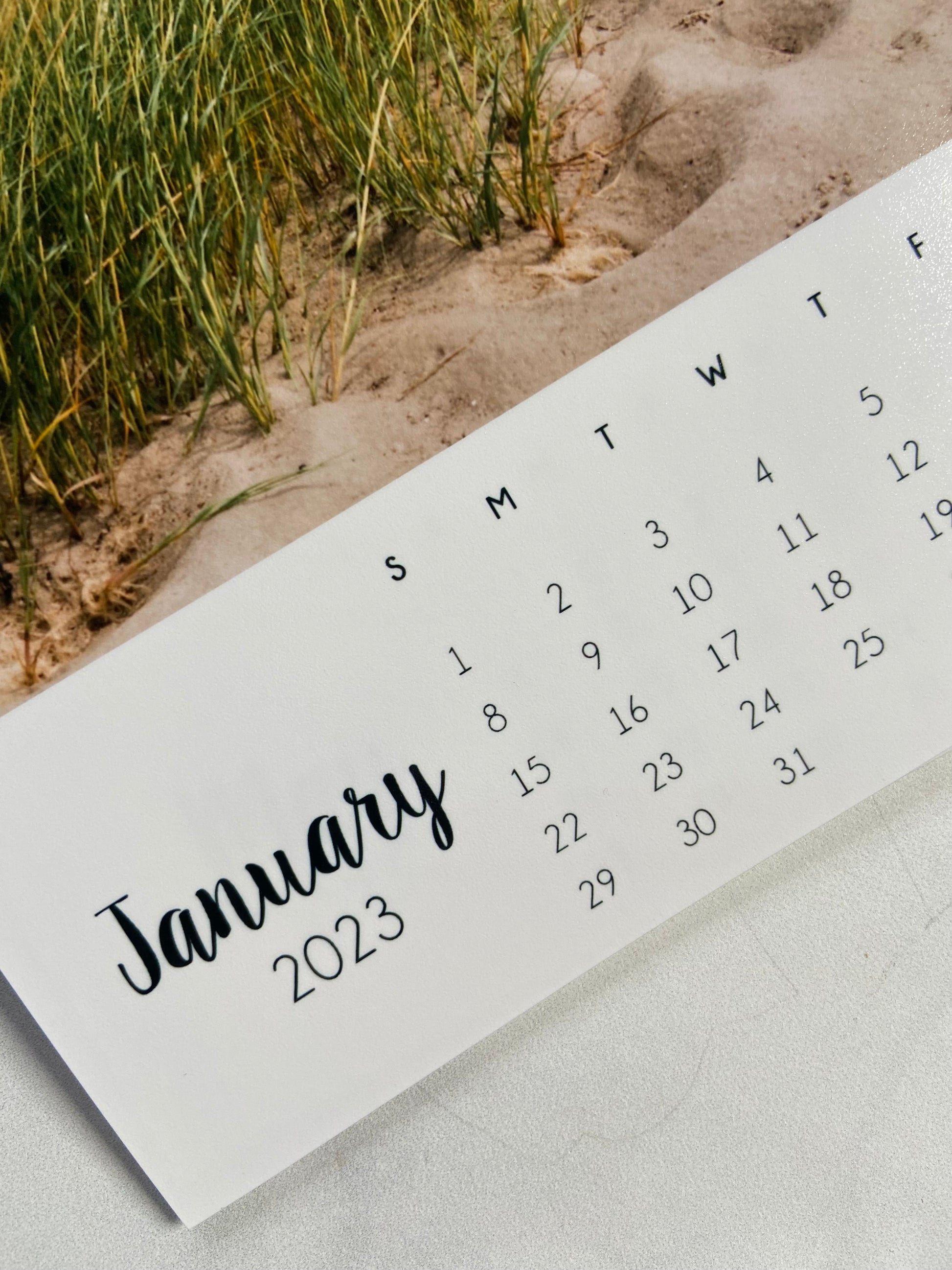 2023 Cape Cod Photo Calendar close up