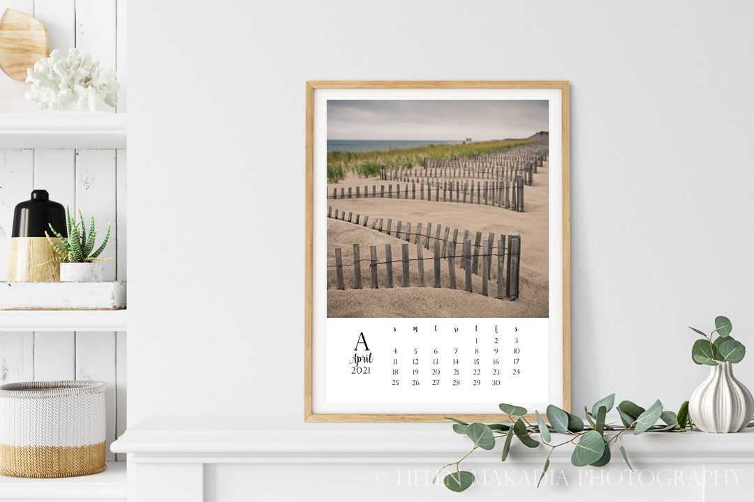 Framed 2021 Monthly Calendar