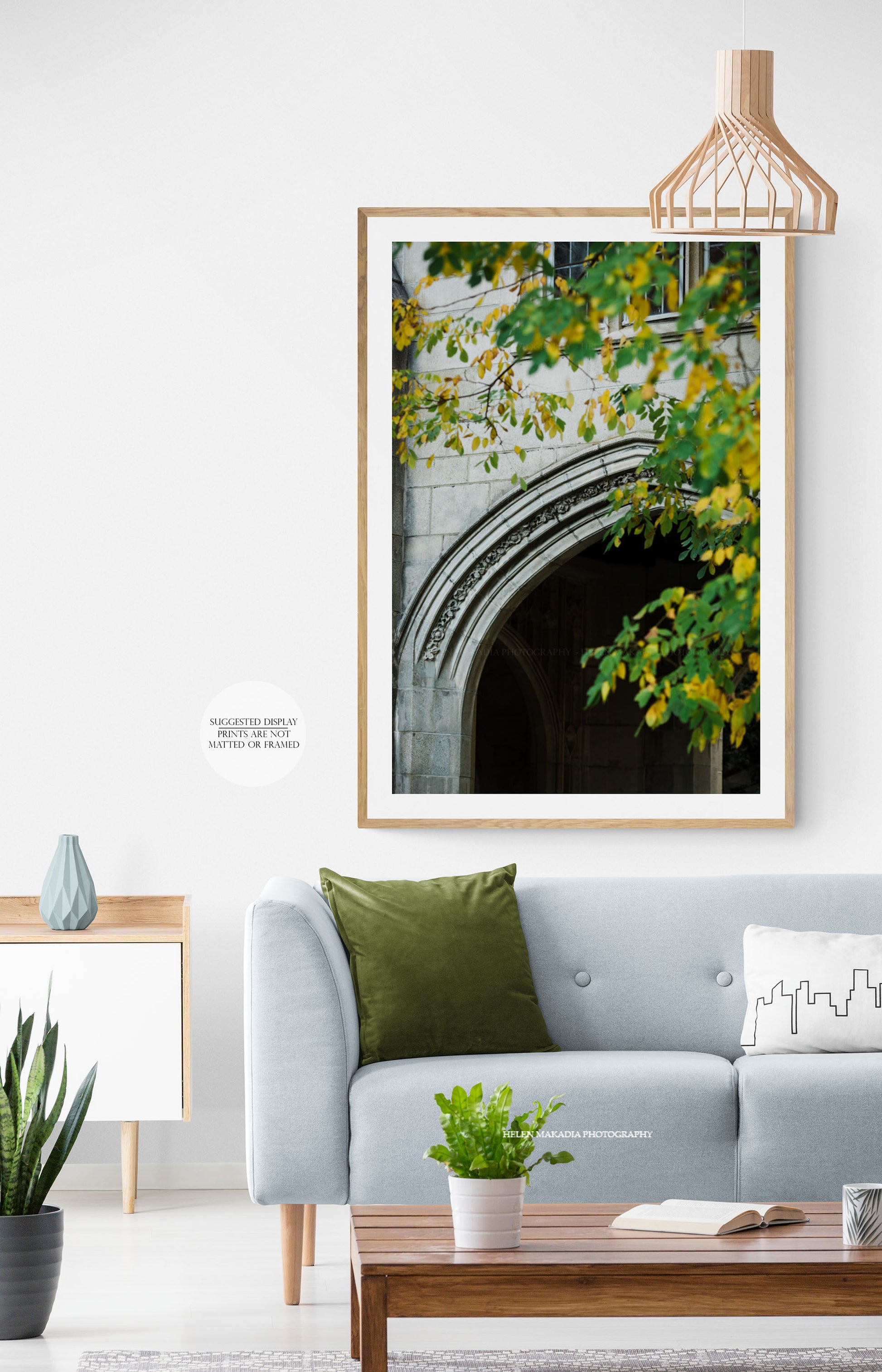 Tower Court Stone Detail Framed Print