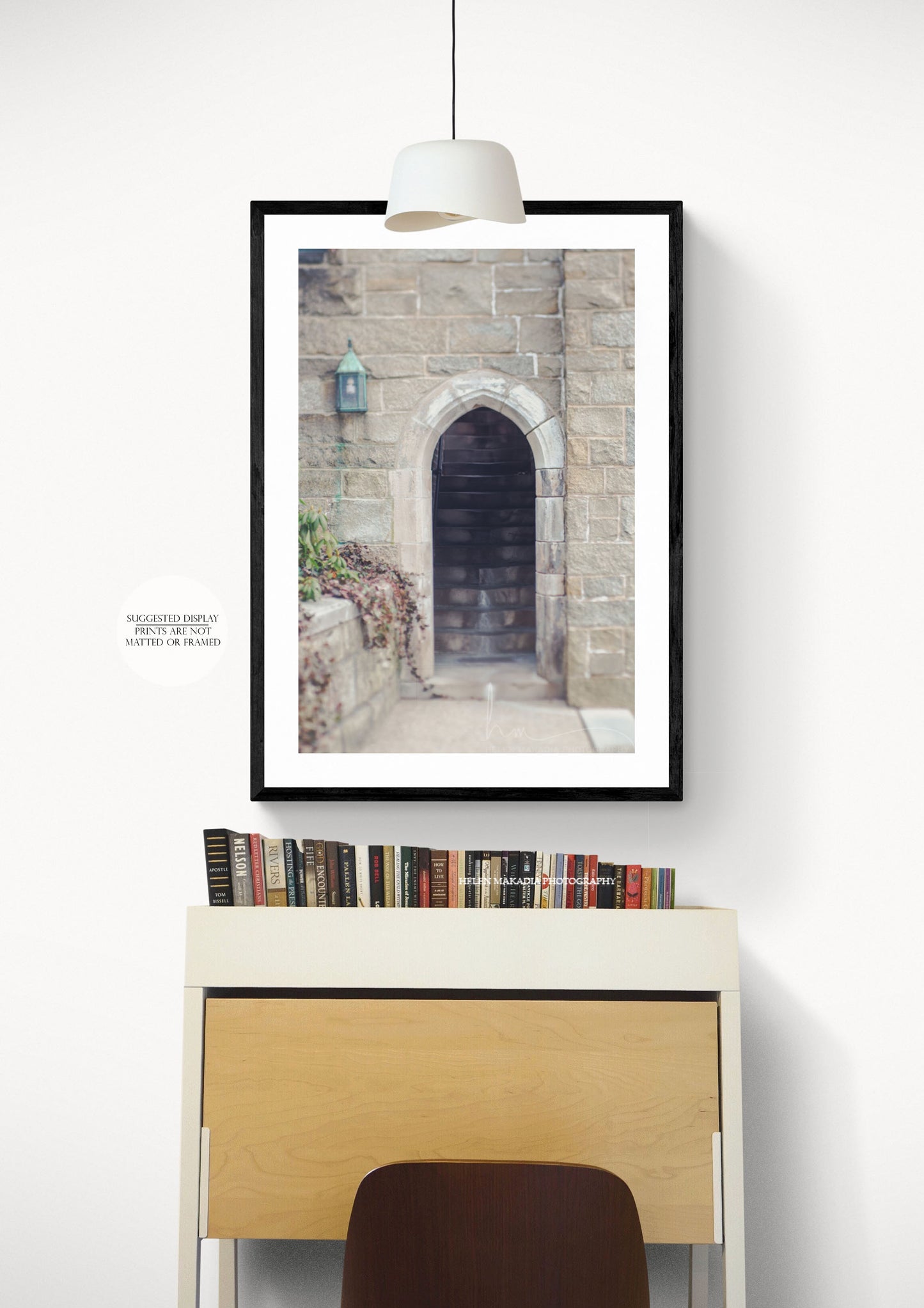 The Archway and Stone Steps Framed