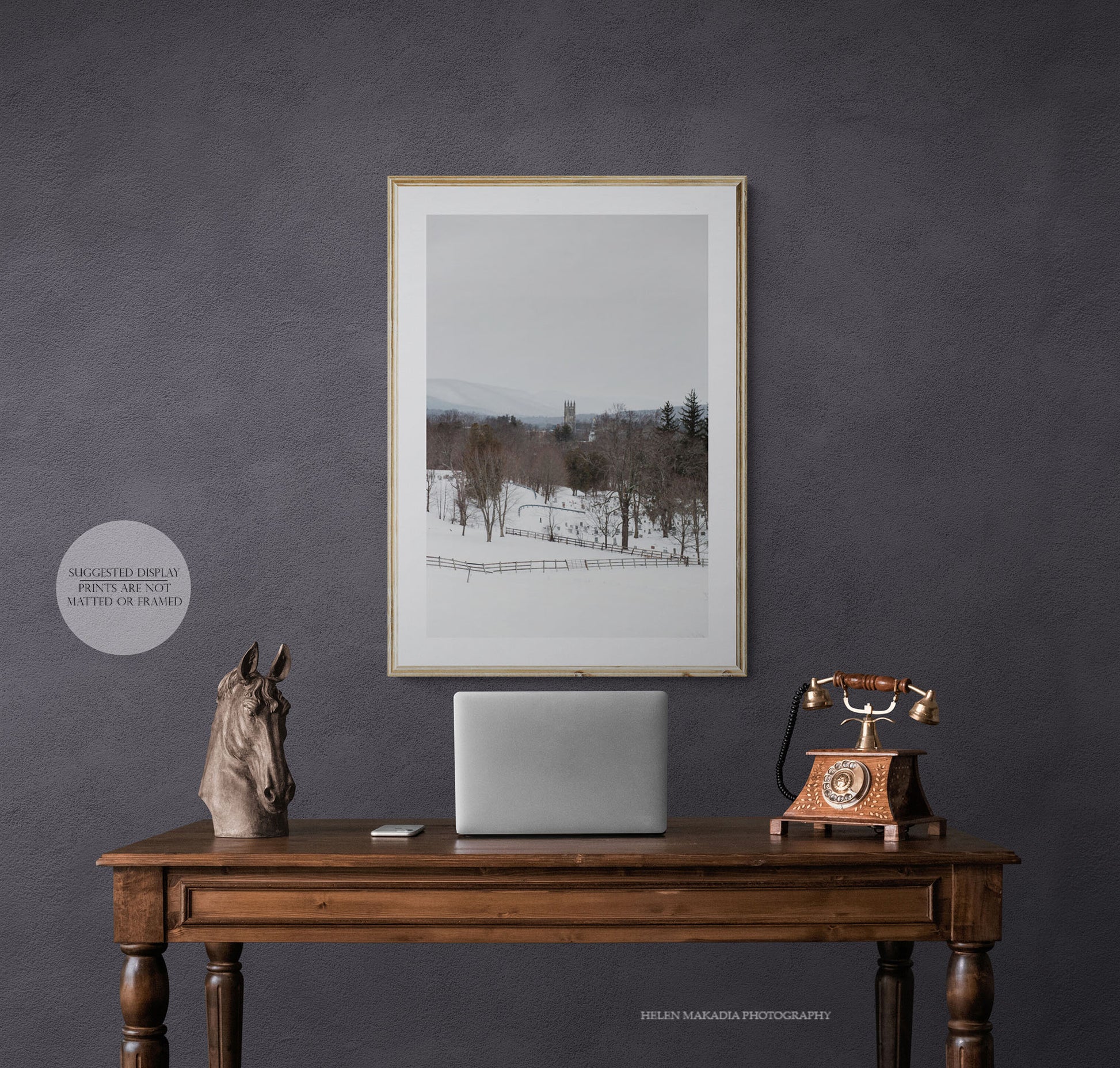 Western Mass Williamstown Photograph in the Winter