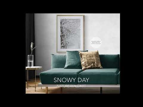 Snowy Day, Nature and Winter Photograph