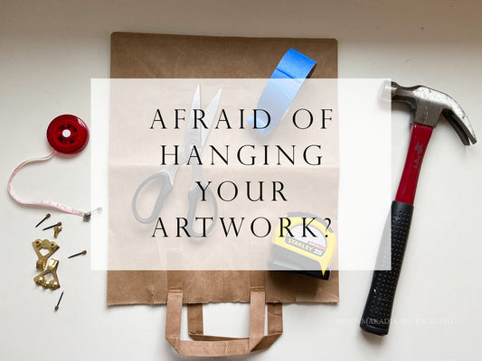 Are you afraid of hanging your artwork because you fear putting mistake holes in the walls?
