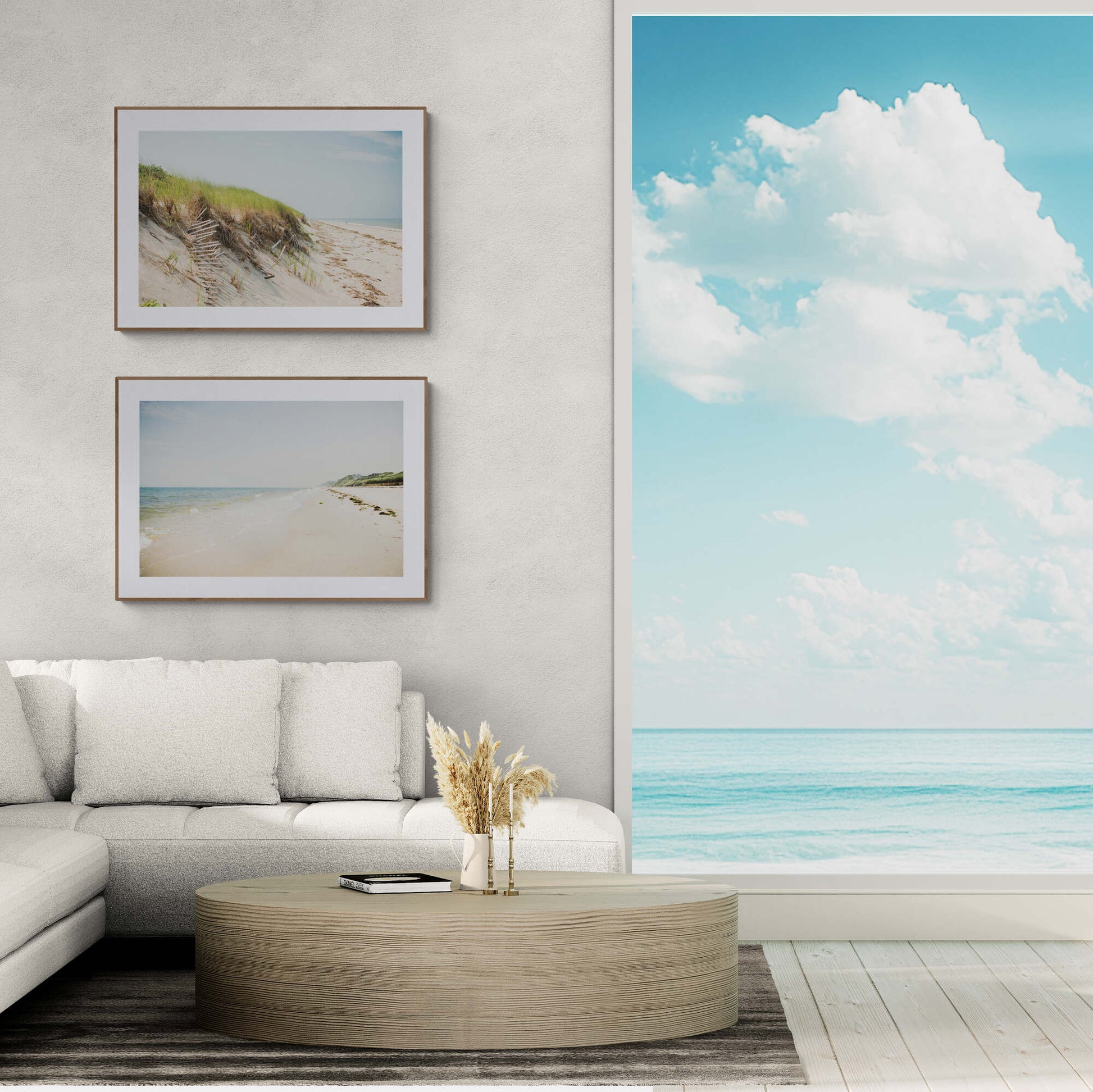 Cape Cod Photograph Print set in a Beach Home as Wall Art