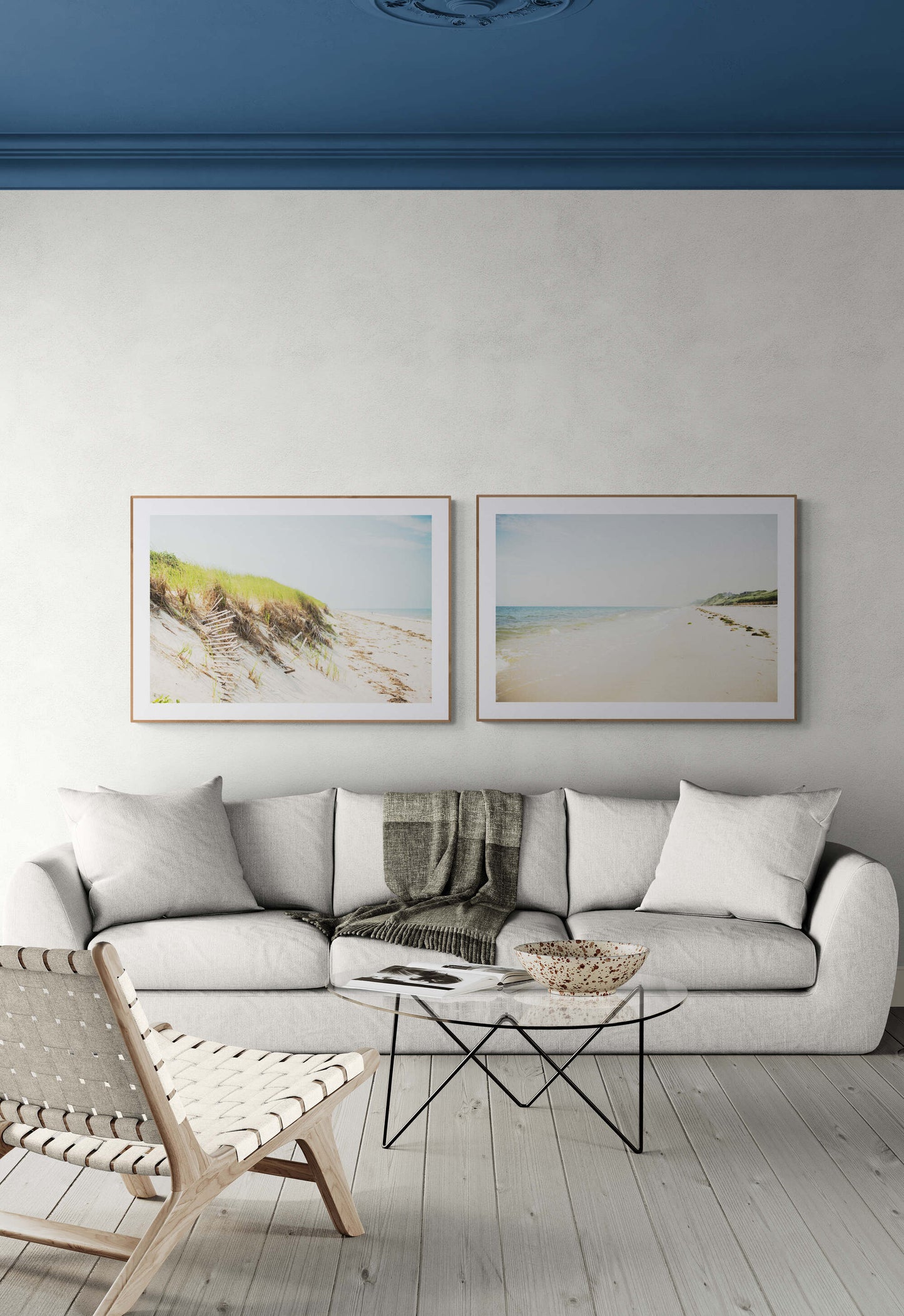 Cape Cod Photography Print set in a Living Room