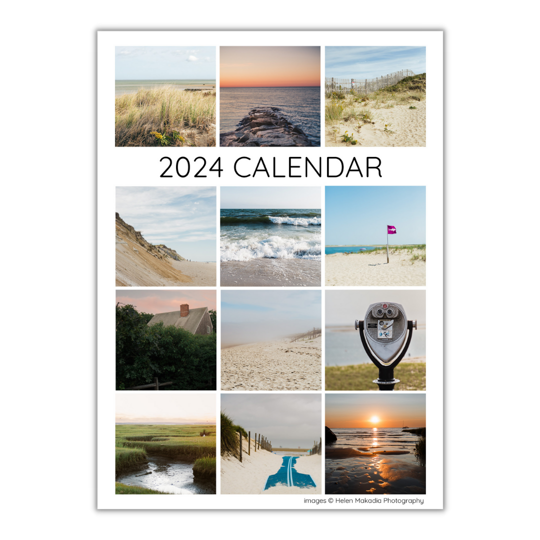 Cape Cod 2024 Photo Calendar by Helen Makadia