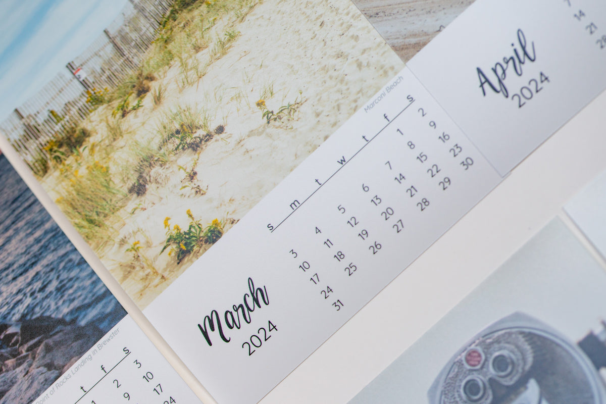 Cape Cod 2024 Month of Mark and print detail