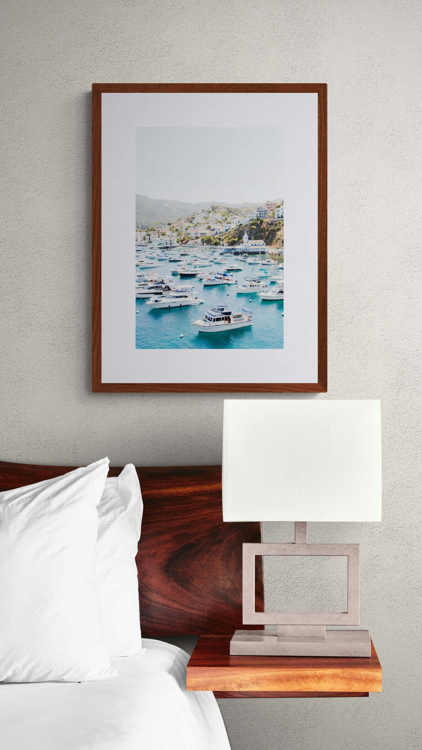 Catalina Island California Photograph print is a bedroom a wall art