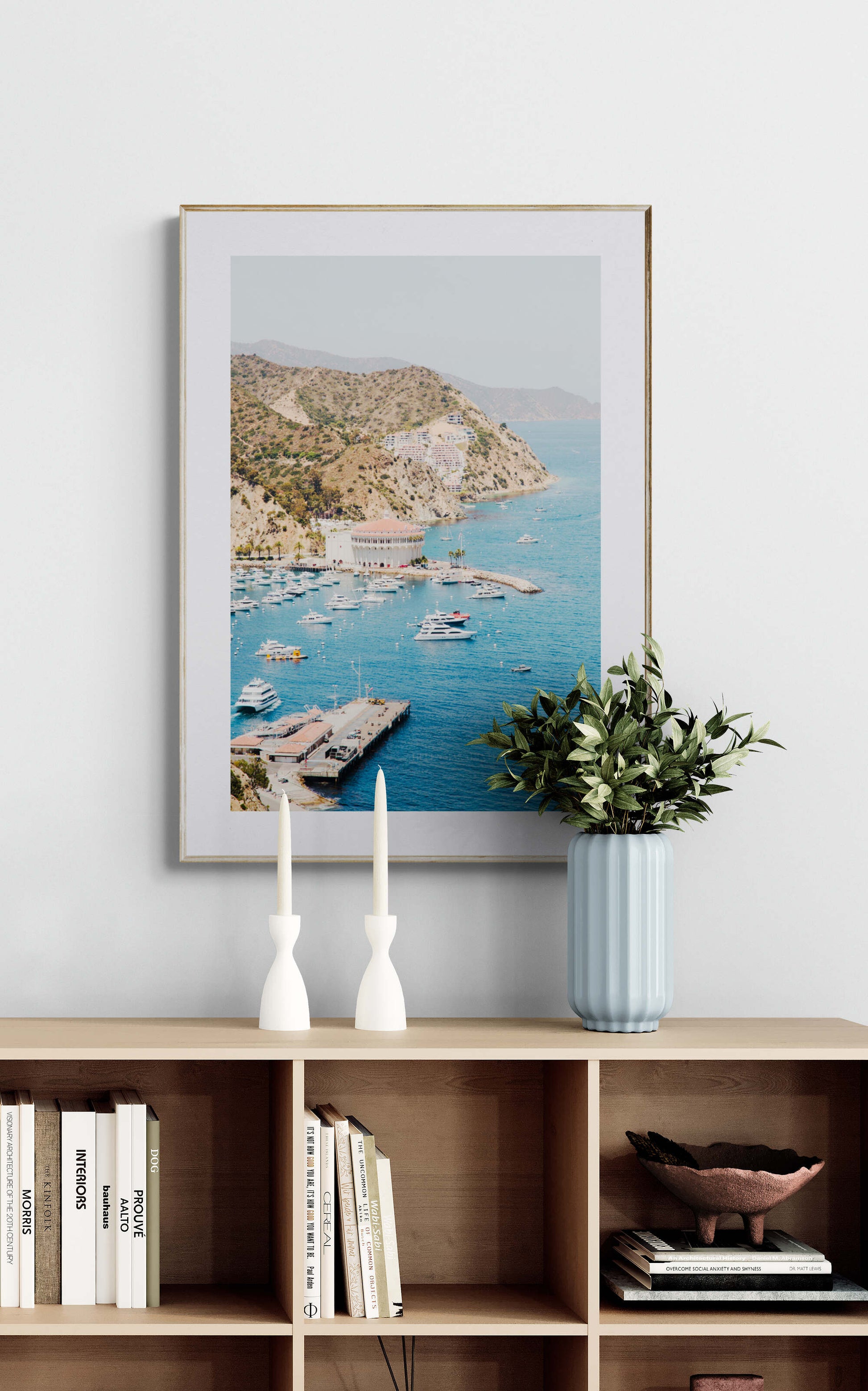 Casino at Catalina Island Photograph Print in Living Room as Wall Art