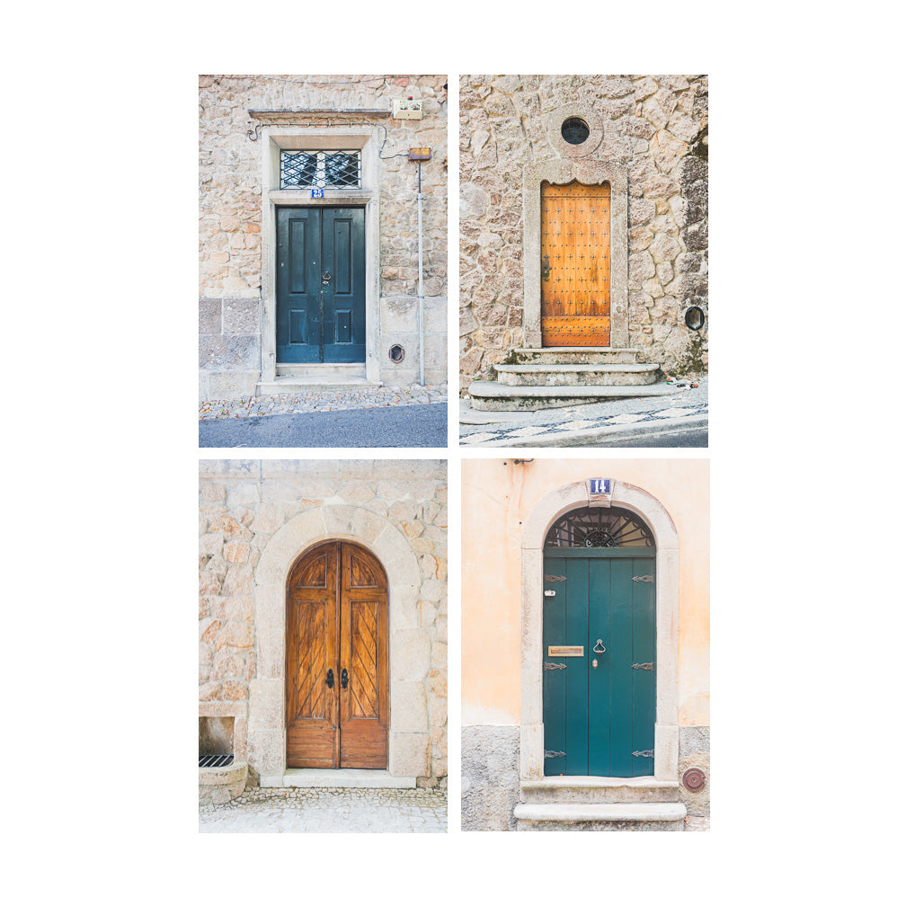 Set of 4 photograph prints of Sintra Portugal
