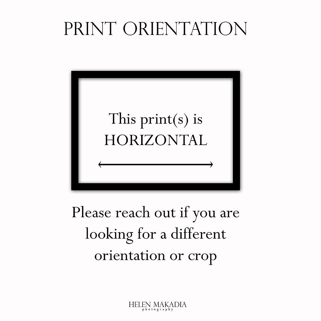 This Photograph Print has a Horizontal Orientation