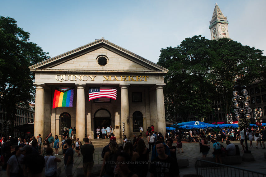 Photograph of Quincy Market in Boston, MA