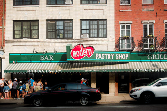 Photograph of Modern Pastry Shop in Boston's North End as Wall Art