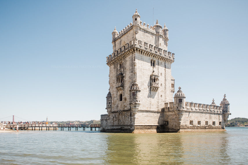 Photograph of Belem Tower in Lisbon Portugal