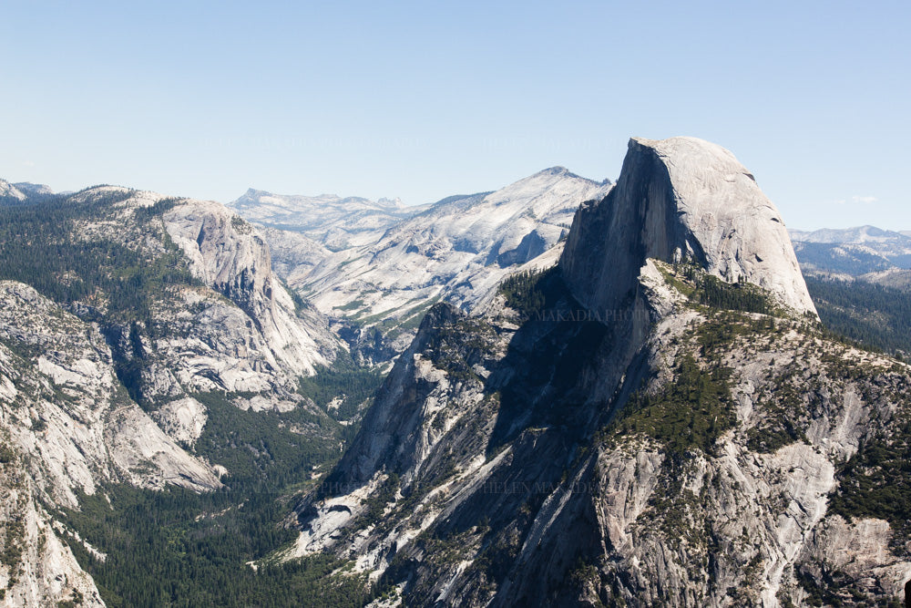 Photograph of Half Dome in Yosemite National Park