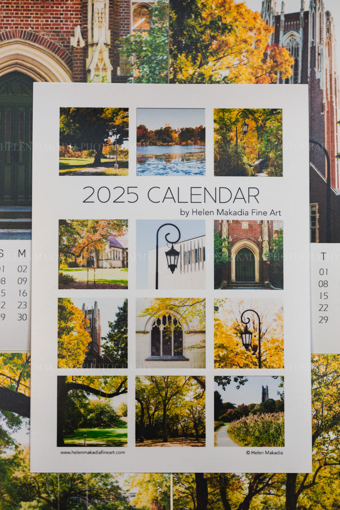 2025 5x7 Monthly Calendar of Wellesley College 