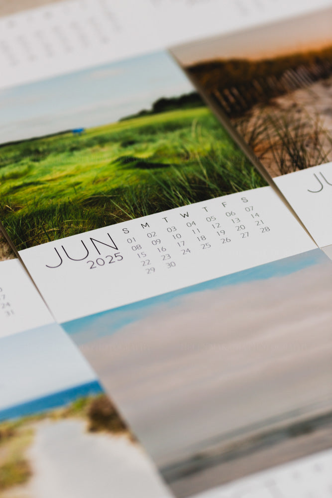 Details of 2025 Monthly 5x7 Photo Desk Calendar of Cape Cod