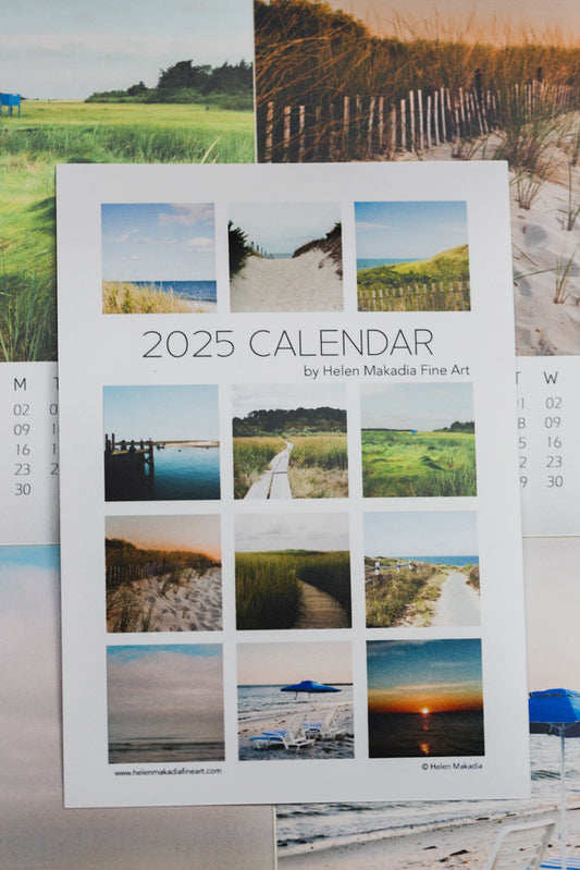 2025 Monthly 5x7 Photo Desk Calendar of Cape Cod