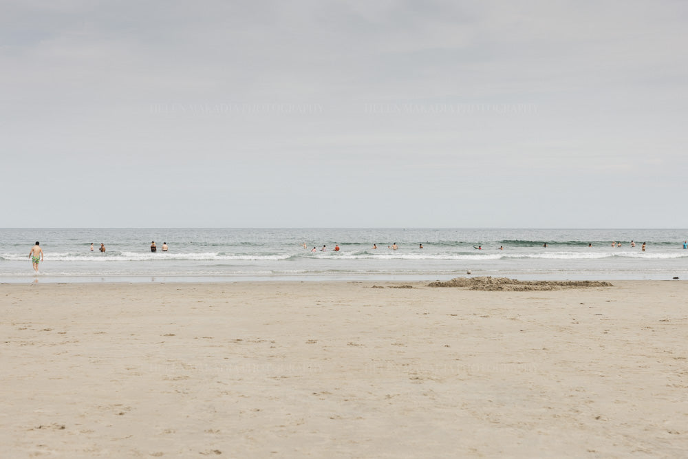 Photograph of swimmers at Good Harbor in Gloucester