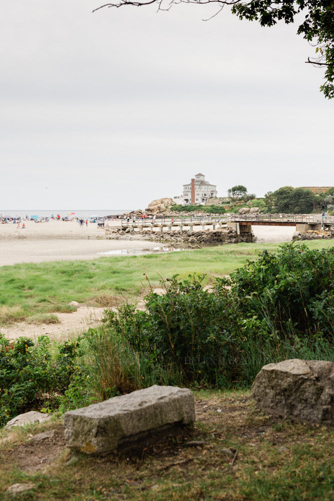 Photograph of. a summer beach day at Good Harbor in Gloucester, MA