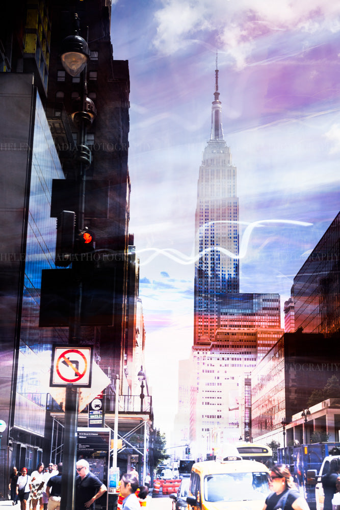 NYC Photograph Print with Empire State Building