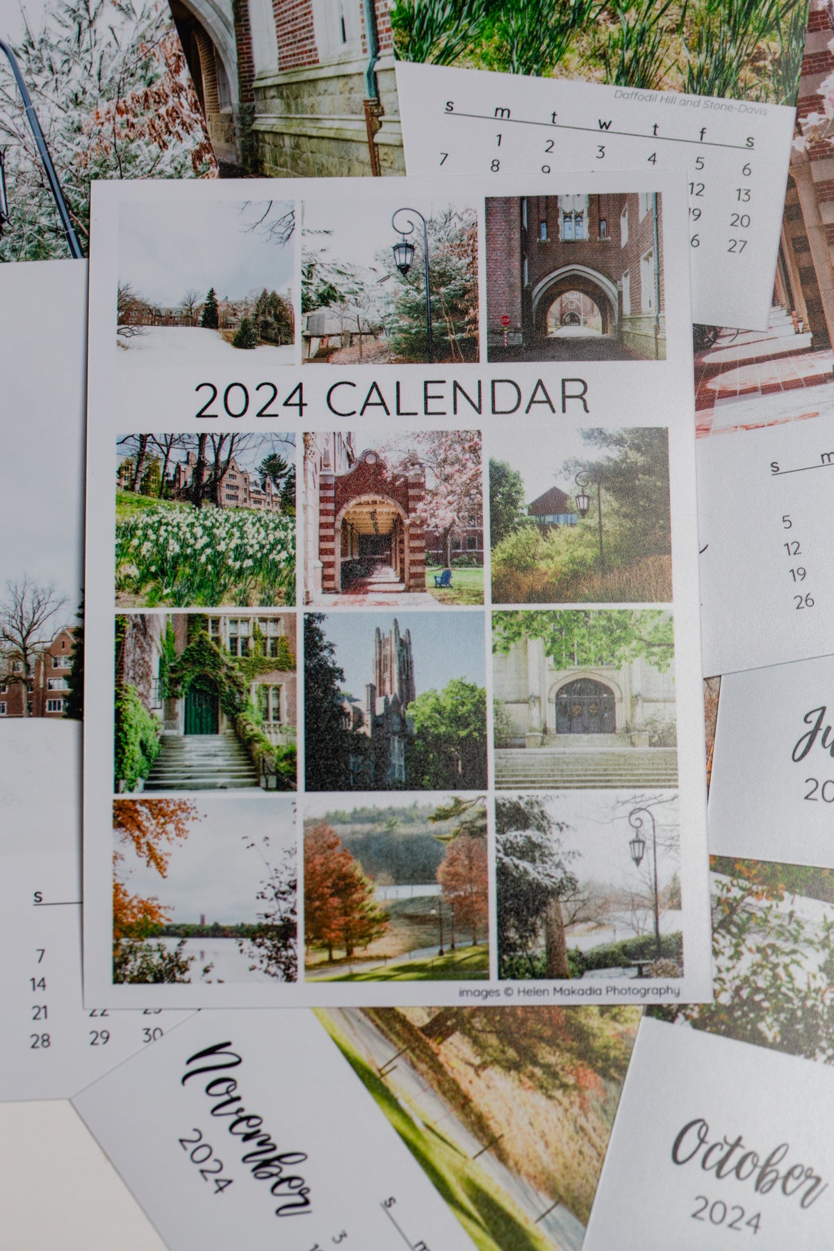 Wellesley College 2024 Photo Calendar 5x7 desk sized