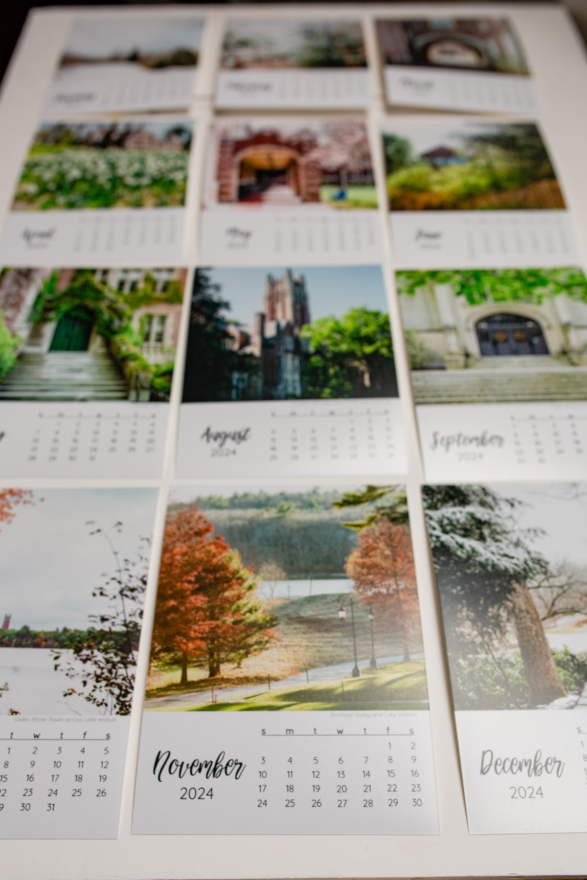 Wellesley College 2024 Photo Calendar 5x7 Prints