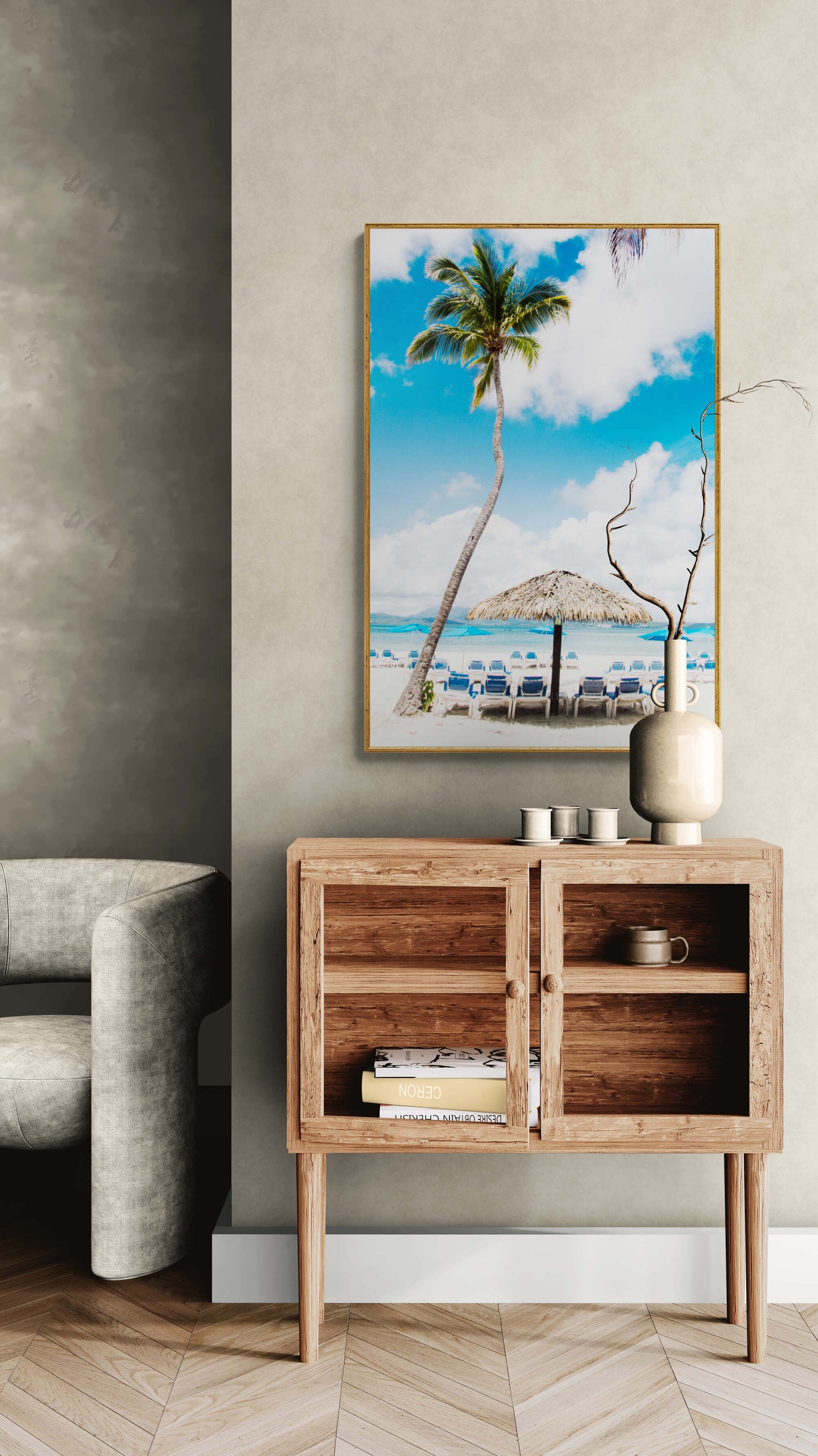 Beaches of Puerto Rico Caribbean Photograph in Living Room as Wall Art