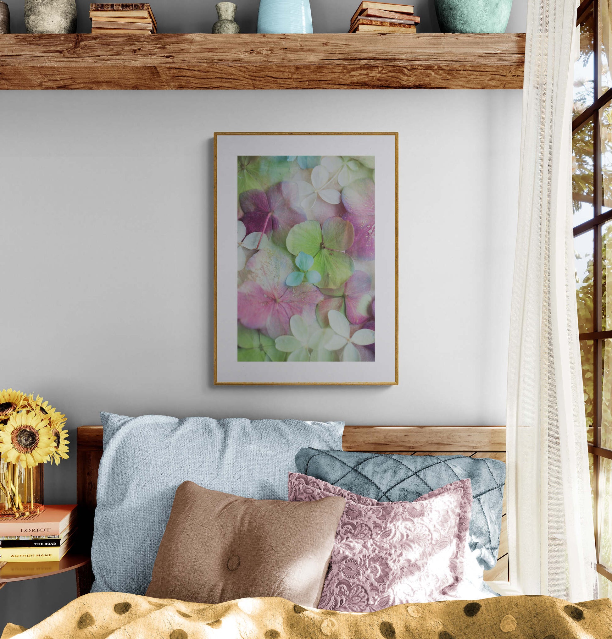 Botanical Photograph Print as Bedroom Wall Art