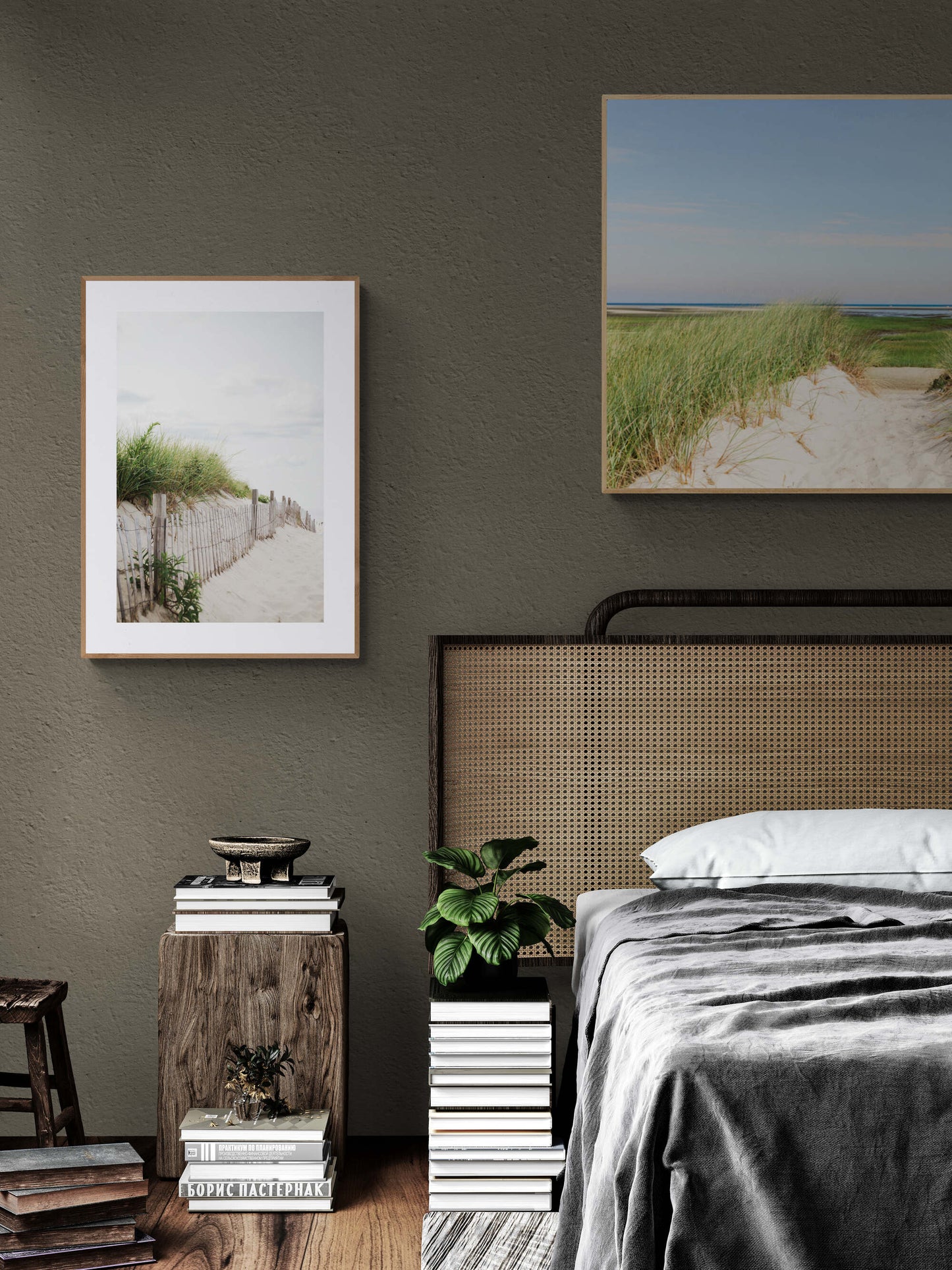 Cape Cod Photograph as Wall Art Print in a Bedroom