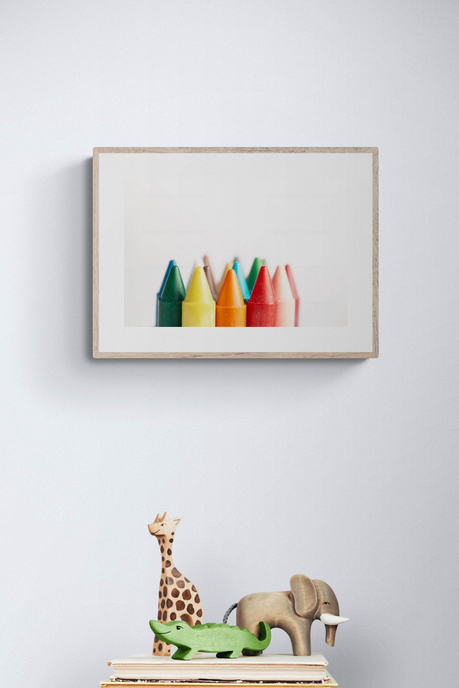 Crayon Tips, Children's Art Photograph