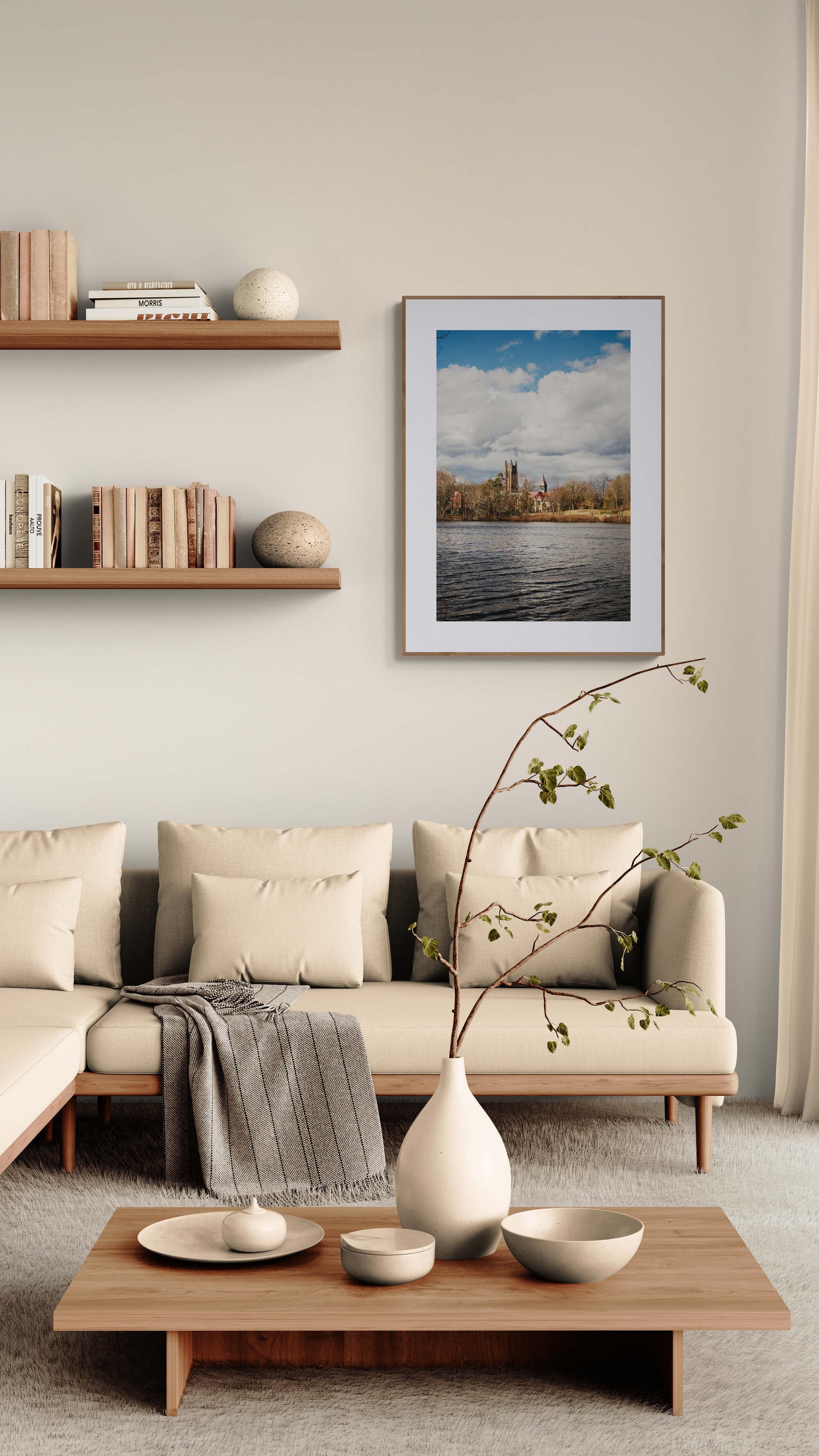 Wellesley College Photograph in a Living Room