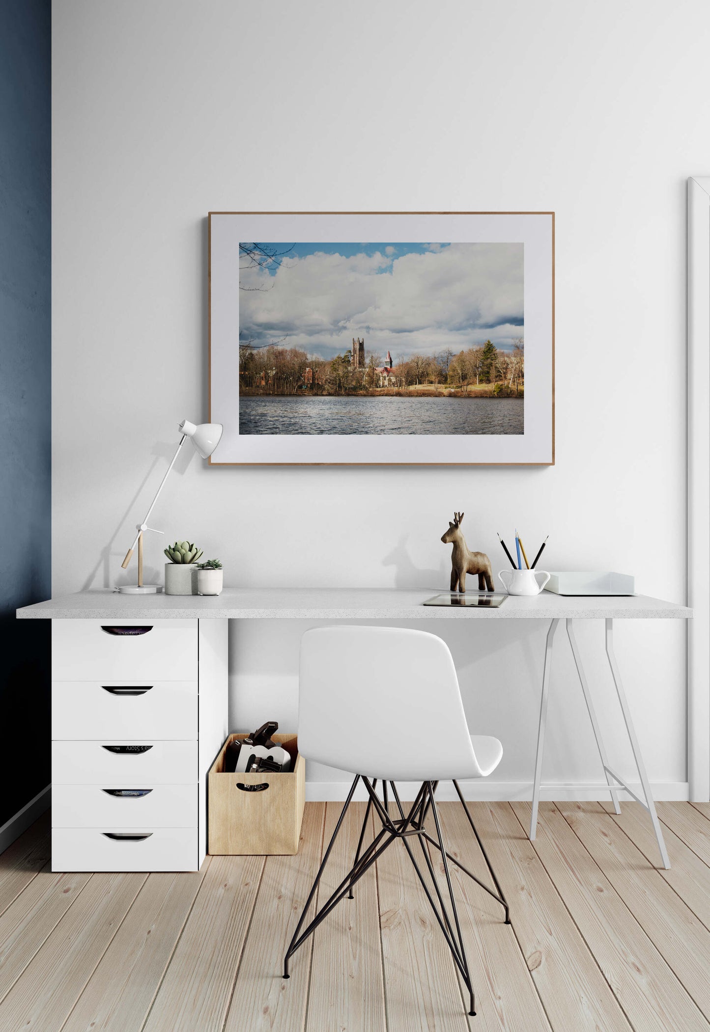 Photograph of Wellesley College in a Home Office as Wall Art