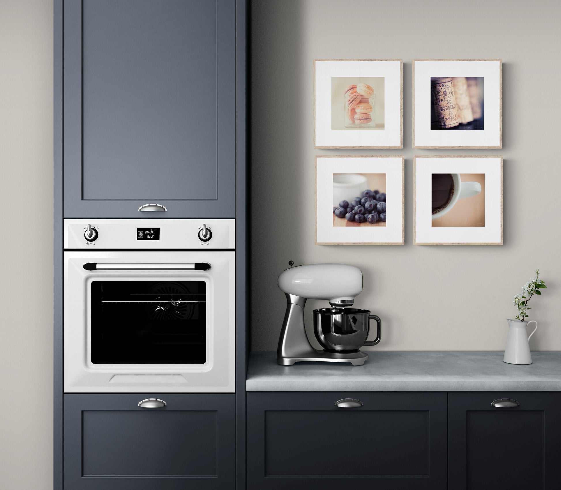 4 Farmhouse Food photograph in a kitchen as wall art