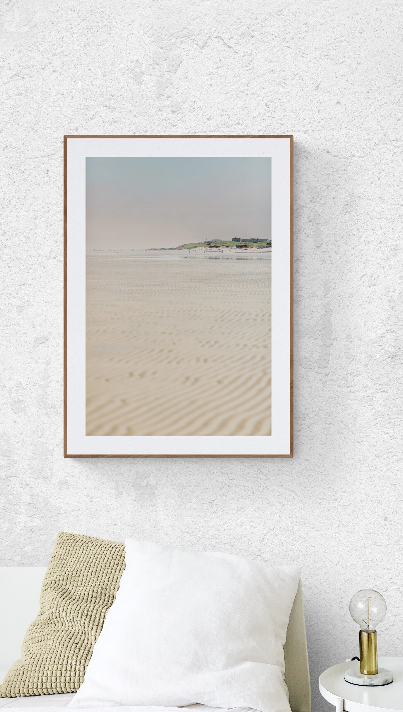 Cape Cod Photograph as Wall Art in a Bedroom