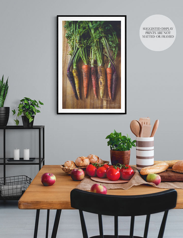 Colorful Carrots Framed as an Example