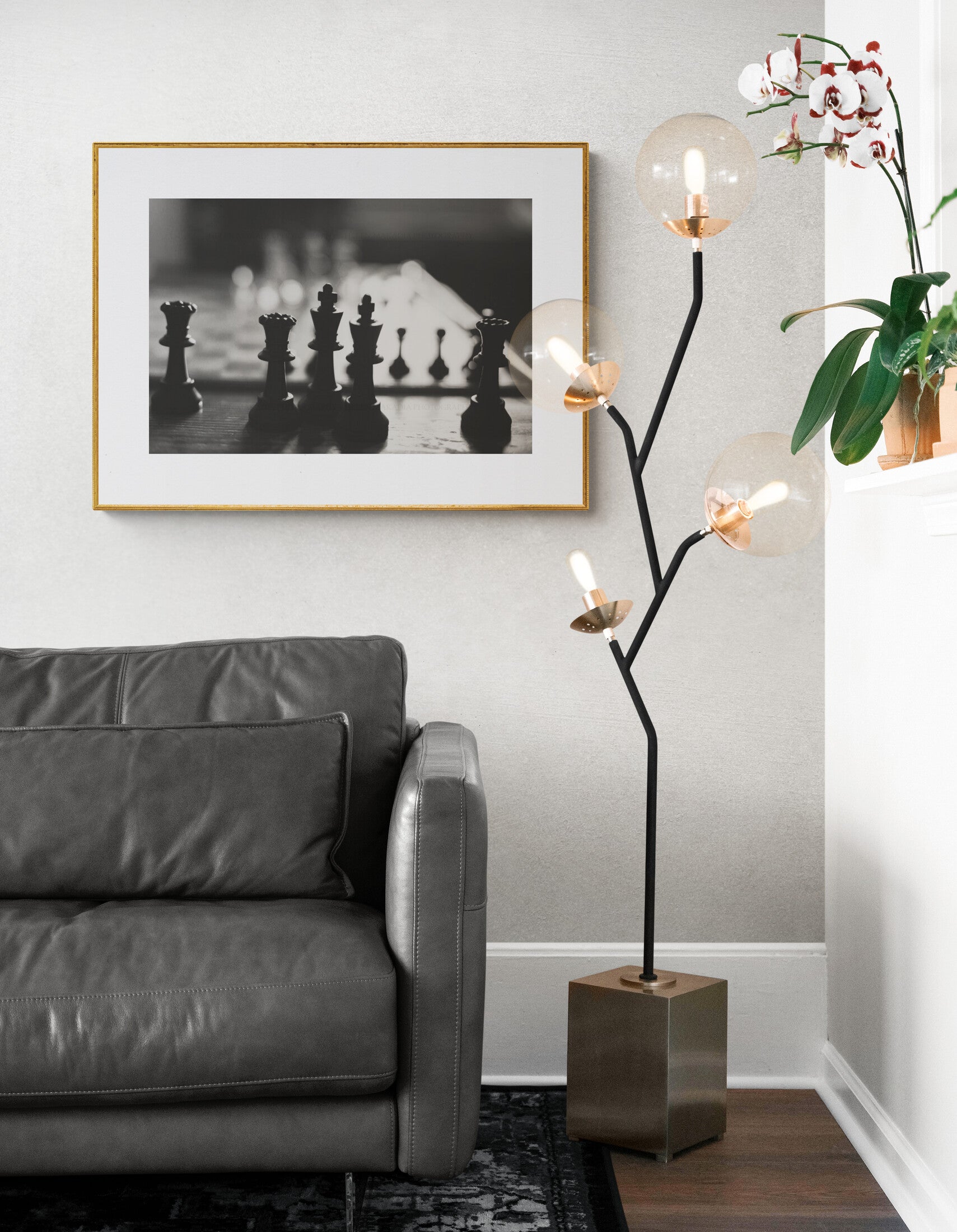 Chess Photography Print as Living Room Wall Art