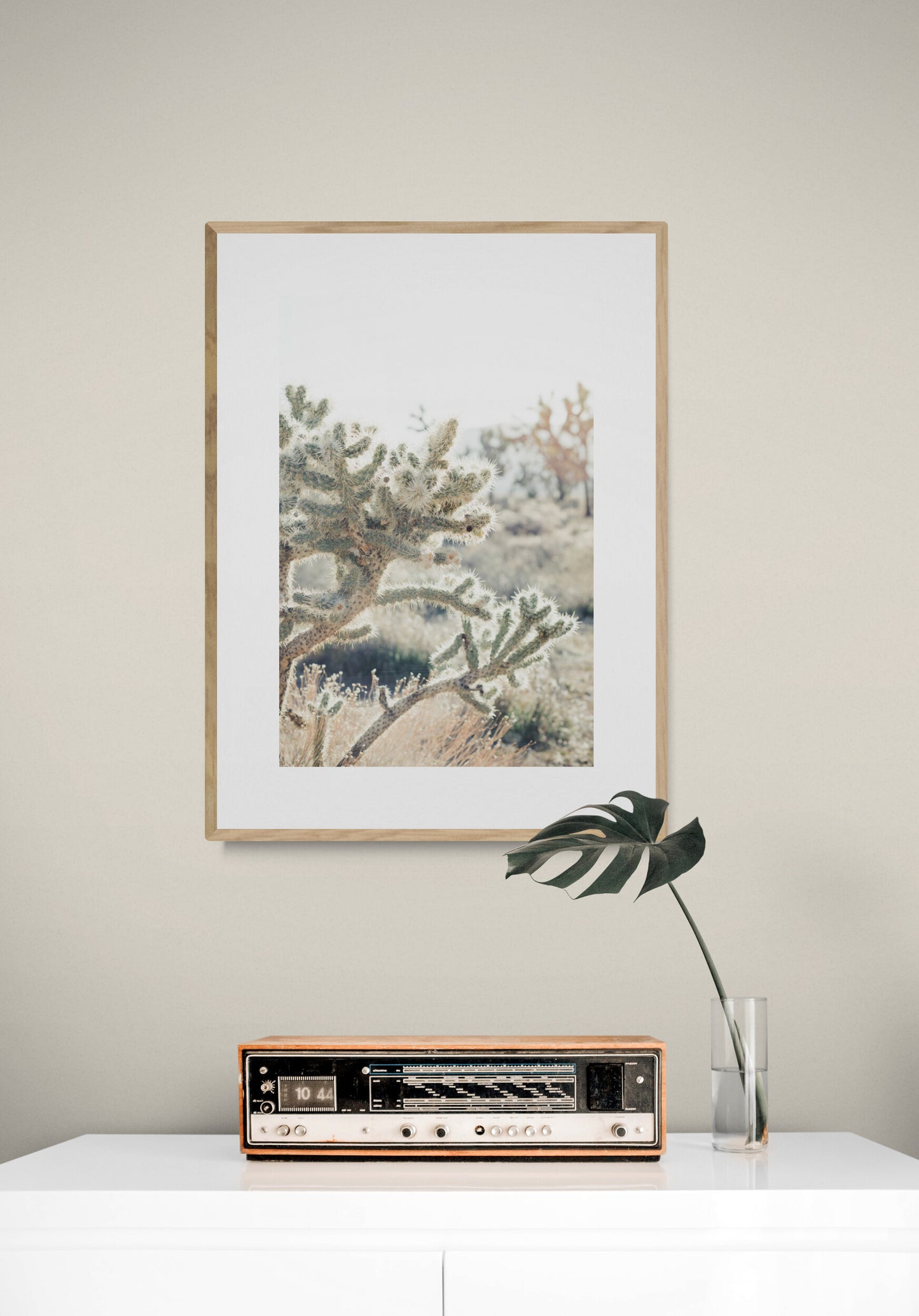 Joshua Tree National Park Cactus Photograph Print as Wall Art