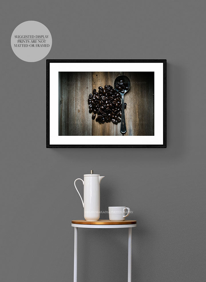 Rustic Coffee Beans, Food Photograph