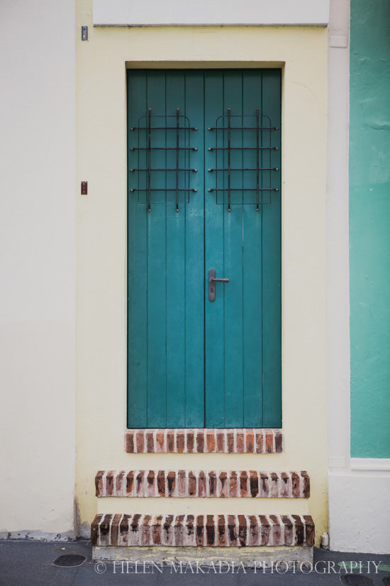The Teal Door, Puerto Rico Photograph