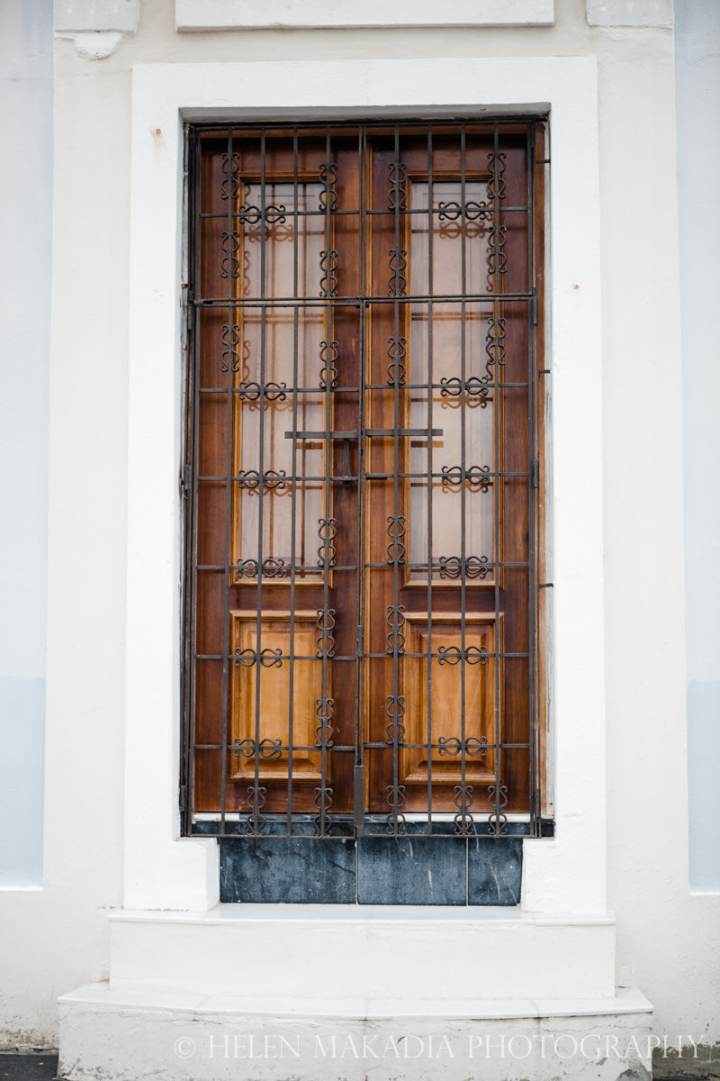 Wooden Door Print in Puerto Rico