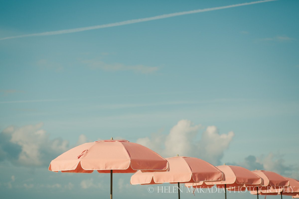 Coral Beach Umbrellas of Turks and Caicos