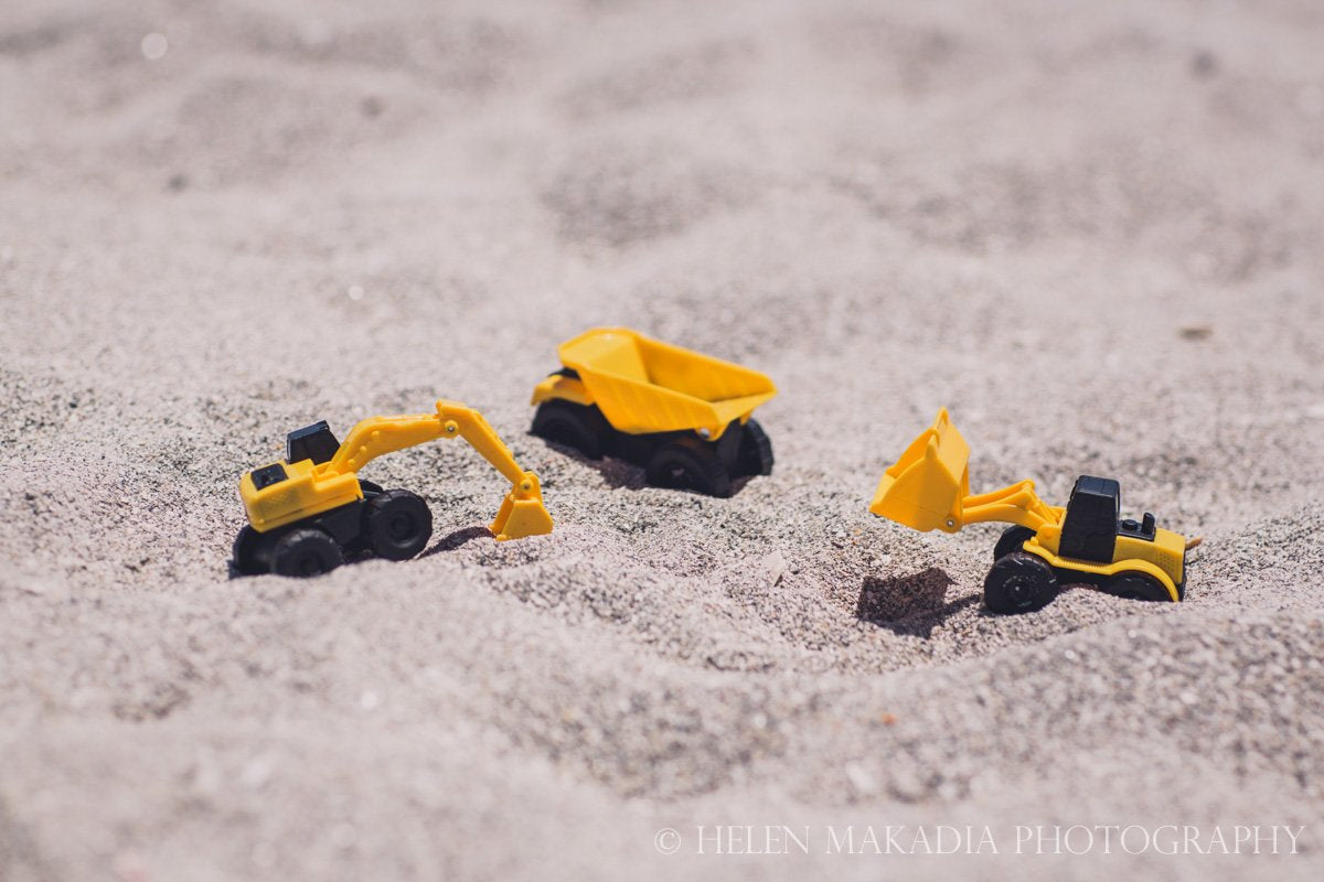 Construction Toy Vehicles Photograph