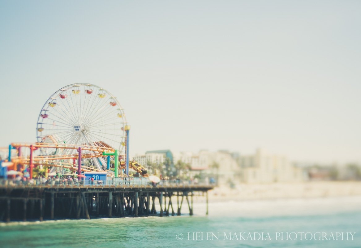 Santa Monica Pier Photograph on Canvas