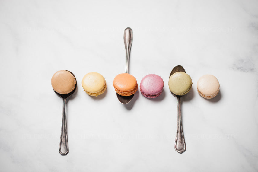 Photograph of Pastel Macarons as Wall Art